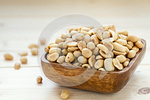 Salted, roasted, peanuts.