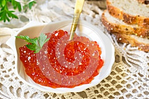Salted salmon roe red caviar