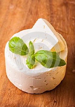 Salted soft cheese