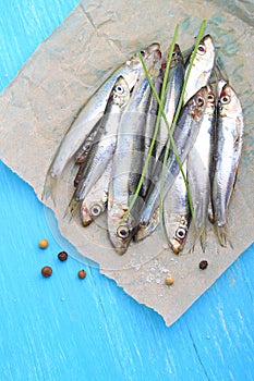 Salted sprat (fish)