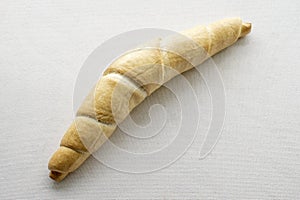 Salted Stick Bread on White Background. Stock photos