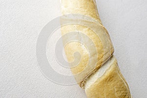 Salted Stick Bread on White Background. Stock photos