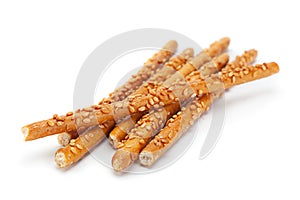 Salted sticks with sesame