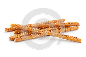 Salted sticks with sesame