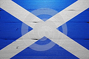 Saltire. Flag of Scotland. Scottish flag. St. Andrews Cross.