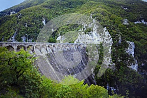 Salto Dam in Rieti, Italy, used for hydroelectric power and water containment photo