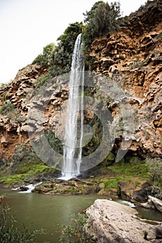 Salto de la novia de Navajas, waterfall in Valencia, Spain photo