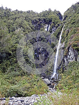Salto del Condor waterfall, Portezuelo, Carretera Austral, Chile