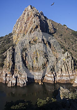 Salto del Gitano rockface, Monfrague National Park, Spain