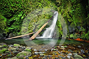 Salto do Cagarrao Waterfall, Sao Miguel Island, Azores, Portugal