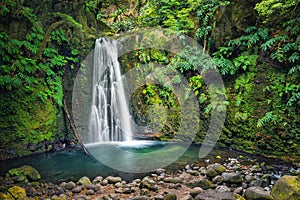 Salto do Prego waterfall, Azores, Portugal