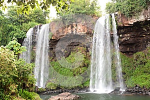 Salto Dos Hermanas. Iguazu national park. Puerto Iguazu. Misiones. Argentina photo