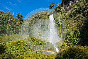 Salto El Leon waterfall, Pucon (Chile)