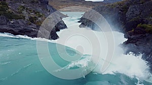 Salto Grande Waterfall in Torres del Paine Park