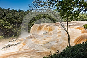 The Saltos del Monday in Paraguay. photo