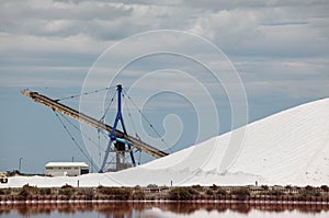 Saltpan in Camargue (france)