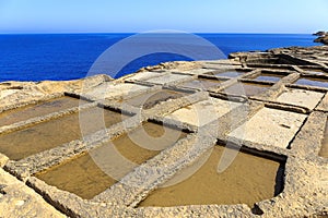 Saltpans on Gozo photo