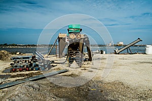 Saltpans in Trapani- - machines photo