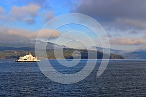 Saltspring Island Ferry at Sunrise, Gulf Islands, British Columbia