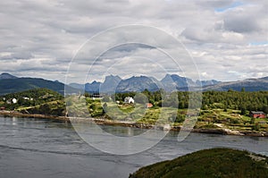 Das Meer natürlich Phänomen monumente Norwegen 