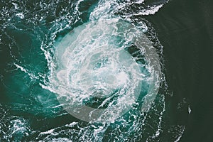 Saltstraumen sea whirlpools natural phenomenon photo