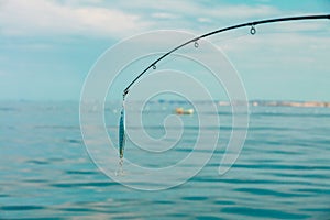 Acqua salata asta traballanti un blu il mare Acqua 