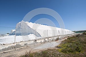 Saltworks in Santa Pola