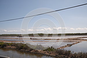 Saltworks in Ses Salinas
