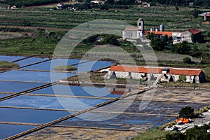 The saltworks of Ston, Croatia