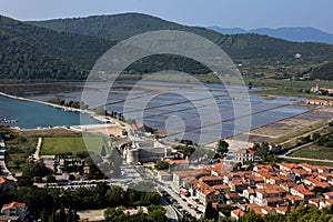 The saltworks of Ston, Croatia