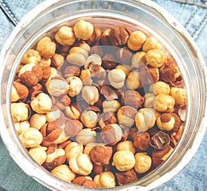 Salty dry healthy chana