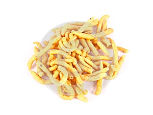 Salty gram flour snack