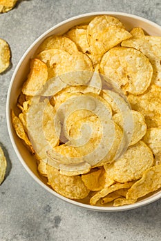 Salty Homemade Kettle Cooked Potato Chips