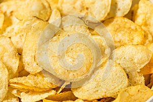 Salty Homemade Kettle Cooked Potato Chips