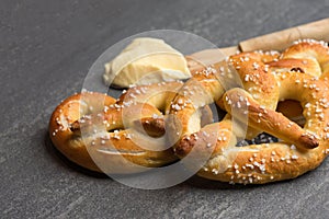 Salty Pretzel snack photo