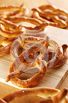 Salty pretzels