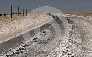 Salty roads of Namibia