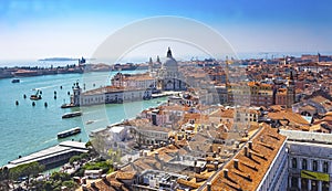 Salut Church Grand Canal Neighborhoods Venice Italy photo