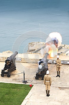 Saluting battery Valletta Malta
