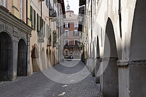 Saluzzo, Piedmont, Italy, historic city