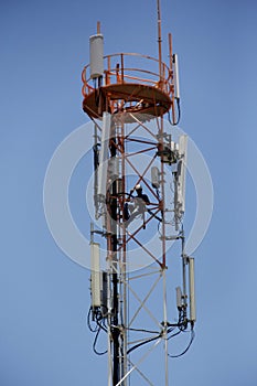 Cell phone tower and tv channels