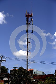 Cell phone tower and tv channels