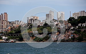 View of the city of salvador photo
