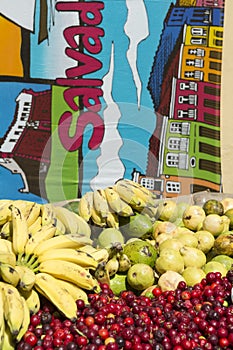 Salvador Brazil Bananas and Acerola Cherry Fruit