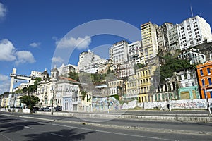 Salvador Brazil City Skyline from Cidade Baixa photo