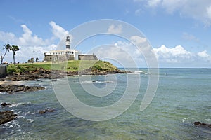 Salvador Brazil Farol da Barra Lighthouse Beach photo