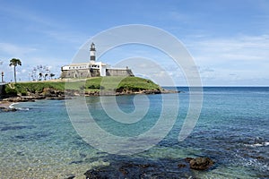 Salvador Brazil Farol da Barra Lighthouse Beach photo