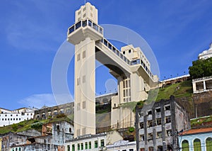 Salvador, Brazil,  The Lacerda Elevator.