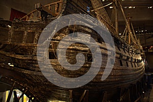 Salvaged warship Vasa