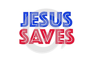 Jesus Saves illustration photo